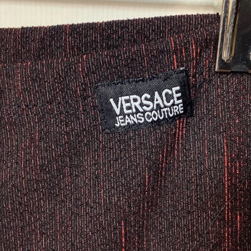 Versace - Versace Jeans Couture Women's Pantsuit Size M Black/Red $1127 - Picture 10 of 16